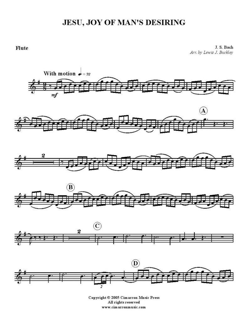 Bach - Jesu Joy of Man´s Desiring - Wind Quintet - Brass Music Online