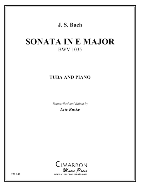 Bach - Sonata in E minor - Tuba and Piano - Brass Music Online