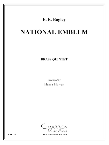 Bagley, E E - National Emblem - Brass Quintet - Brass Music Online