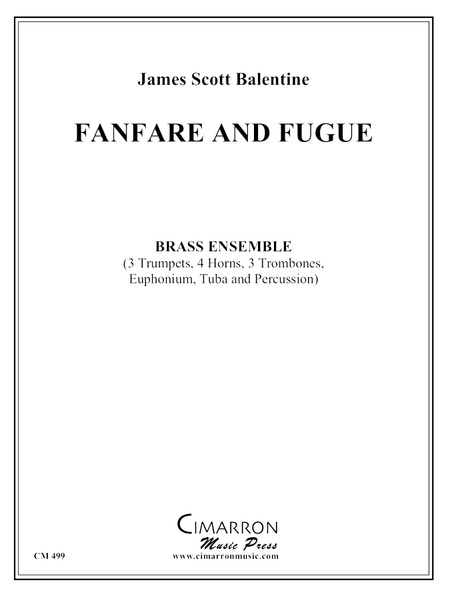 Balentine, James - Fanfare and Fugue - Brass Ensemble - Brass Music Online