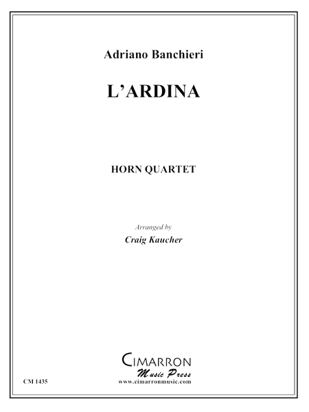 Banchieri, A - L'Ardina - Horn Quartet - Brass Music Online