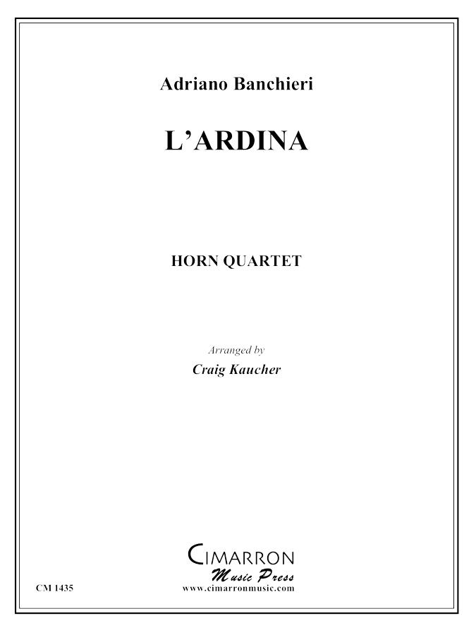 Banchieri, A - L'Ardina - Horn Quartet - Brass Music Online