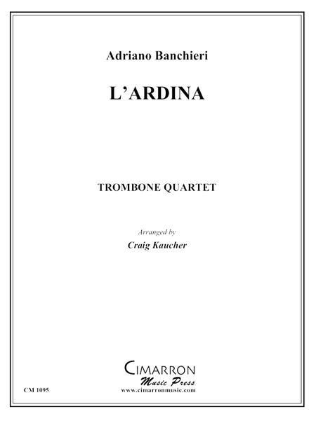 Banchieri, A - L'Ardina - Trombone Quartet - Brass Music Online