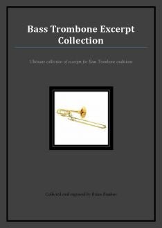 その他 Orchestral Excerpts for Bass Trombone, Bass Trombone Audition Excerpts– Brass Music Online
