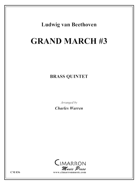 Beethoven, L V - Grand March #3 - Brass Quintet - Brass Music Online