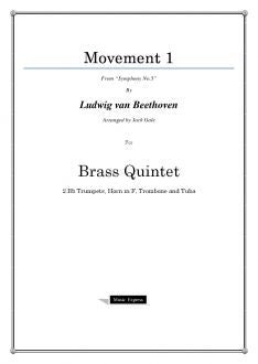 Beethoven - Movement 1 from "Symphony No.5" - Brass Quintet - Brass Music Online
