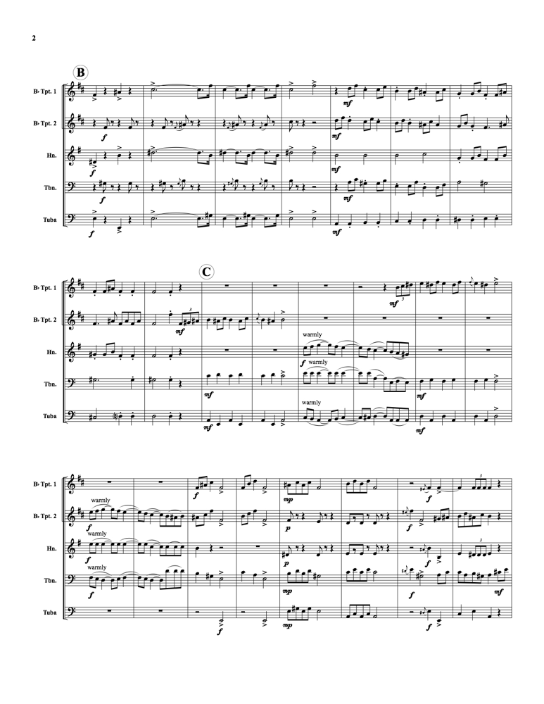 Berlioz, H - Hungarian March - Brass Quintet - Brass Music Online