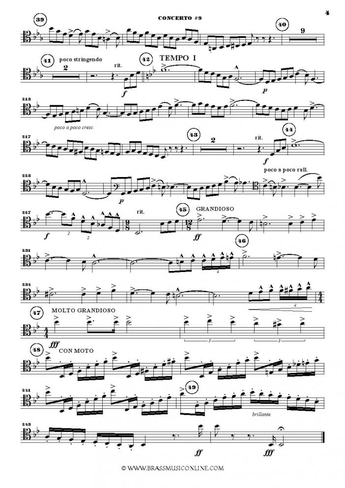 Blazevich Trombone Concerto No. 9 - Brass Music Online