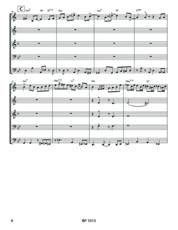 Blumberg - Bach's B-Minor Bossa - Brass Quintet - Brass Music Online