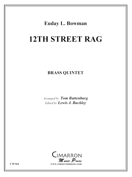 Bowman, E - 12th Street Rag - Brass Quintet - Brass Music Online