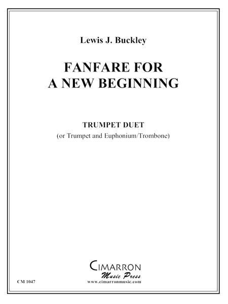 Buckley - Fanfare for a New Beginning - Trumpet Duet - Brass Music Online