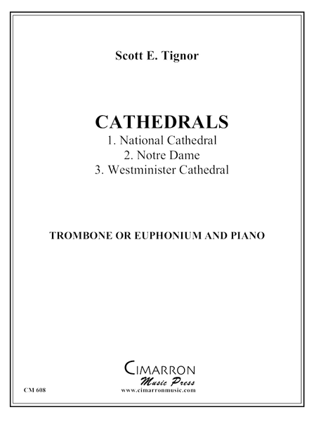 Cathedrals for Euphonium or Trombone or Euphonium and Piano - Brass Music Online