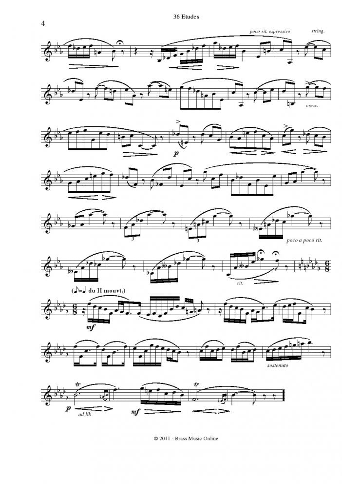 Charlier - 36 Transcendent Etudes for Trumpet