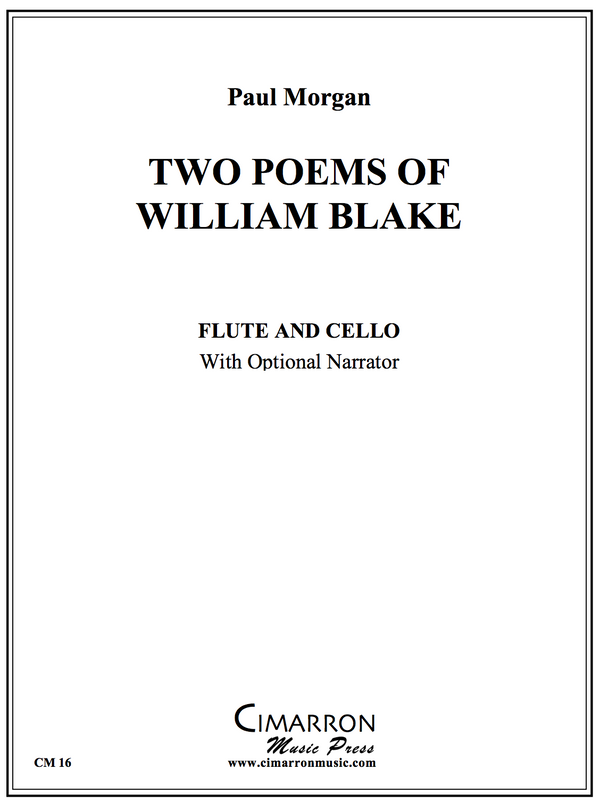 Morgan - Two Poems of William Blake - Flute and Cello