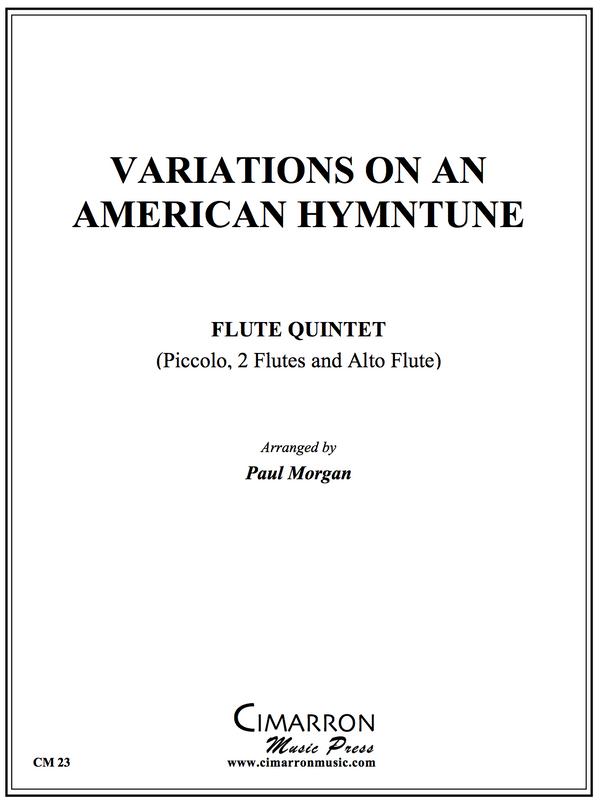 Morgan - Variations on a American Hymn Tune - Flute Quintet