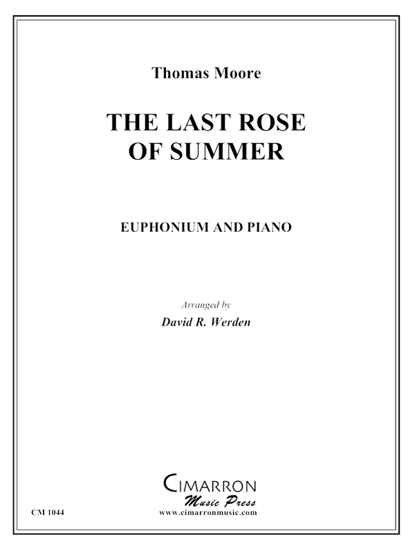 Moore - The Last Rose of Summer - Euphonium and Piano