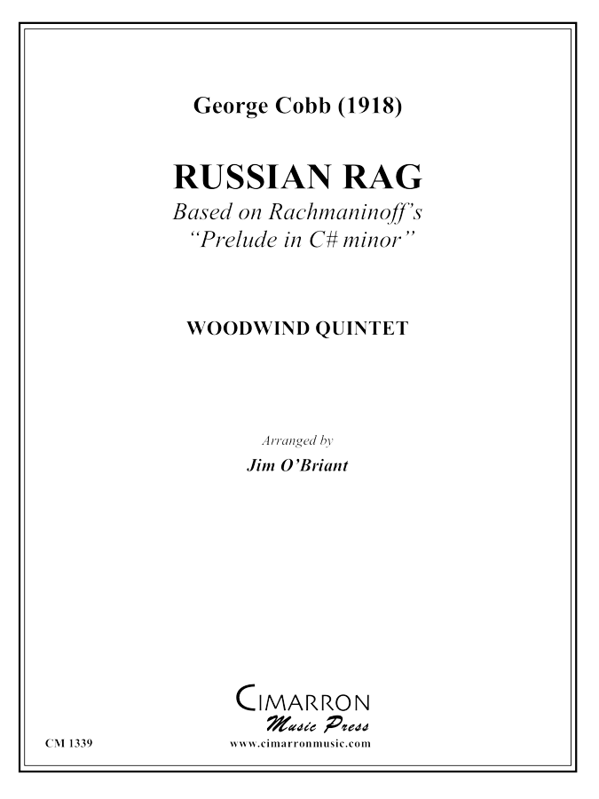 Cobb, G. - Russian Rag (Rockie's Rag) - Woodwind Quintet - Brass Music Online