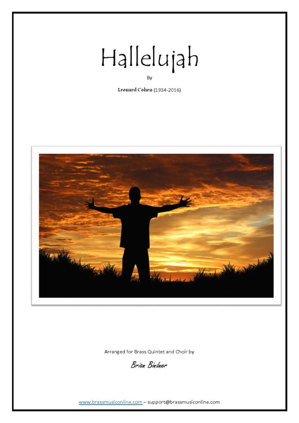 Cohen - Hallelujah - Brass Quintet and Choir