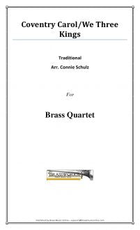 Traditional - Coventry Carol/We Three Kings - Brass Quartet