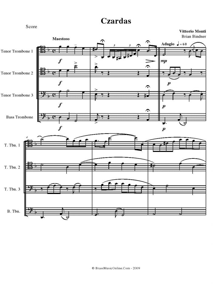 Czardas Trombone Quartet