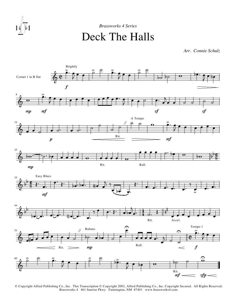 Traditional - Deck The Halls - Brass Quartet