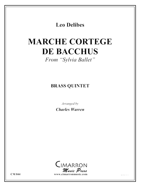 Delibes - March et Cortege de Bacchus - Brass Quintet - Brass Music Online