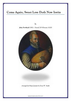 Dowland - Come Again, Sweet Love Doth Now Invite - Brass Quintet