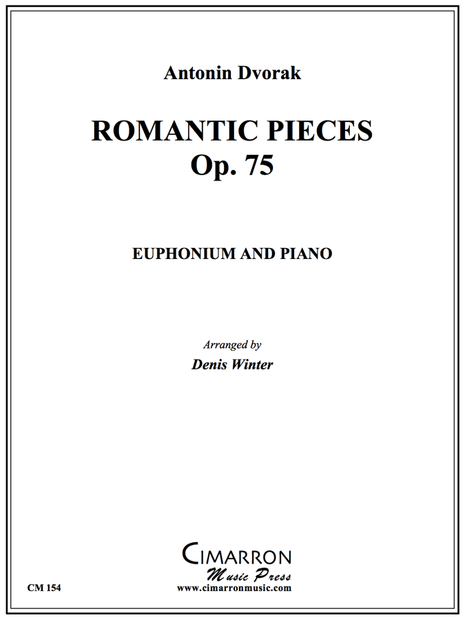 Dvorak - Romantic Pieces, Op. 75 - Euphonium and Piano - Brass Music Online