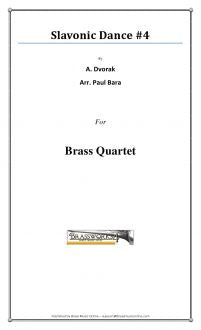 Dvorak - Slavonic Dance #4 - Brass Quartet