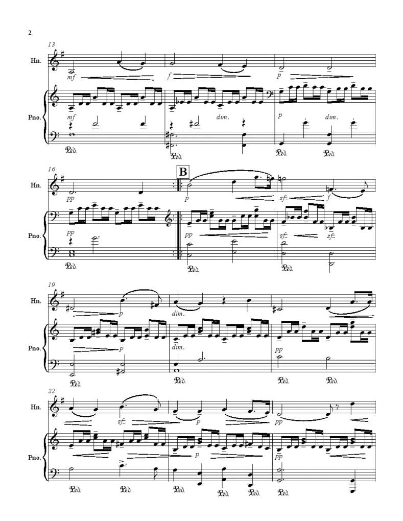 Dvorak : Romance for Horn and Piano