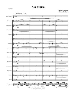 Gounod - Ave Maria for Brass Choir and Mezzo Soprano