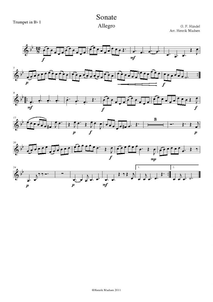 HÃ¤ndel - Sonata for Brass Quintet