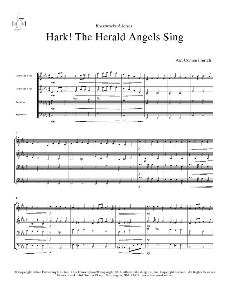 Traditional - Hark! The Herald Angels Sing - Brass Quartet
