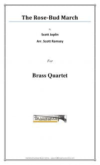 Joplin - The Rose-Bud March - Brass Quartet