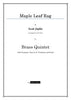 Joplin - Maple Leaf Rag - Brass Quintet