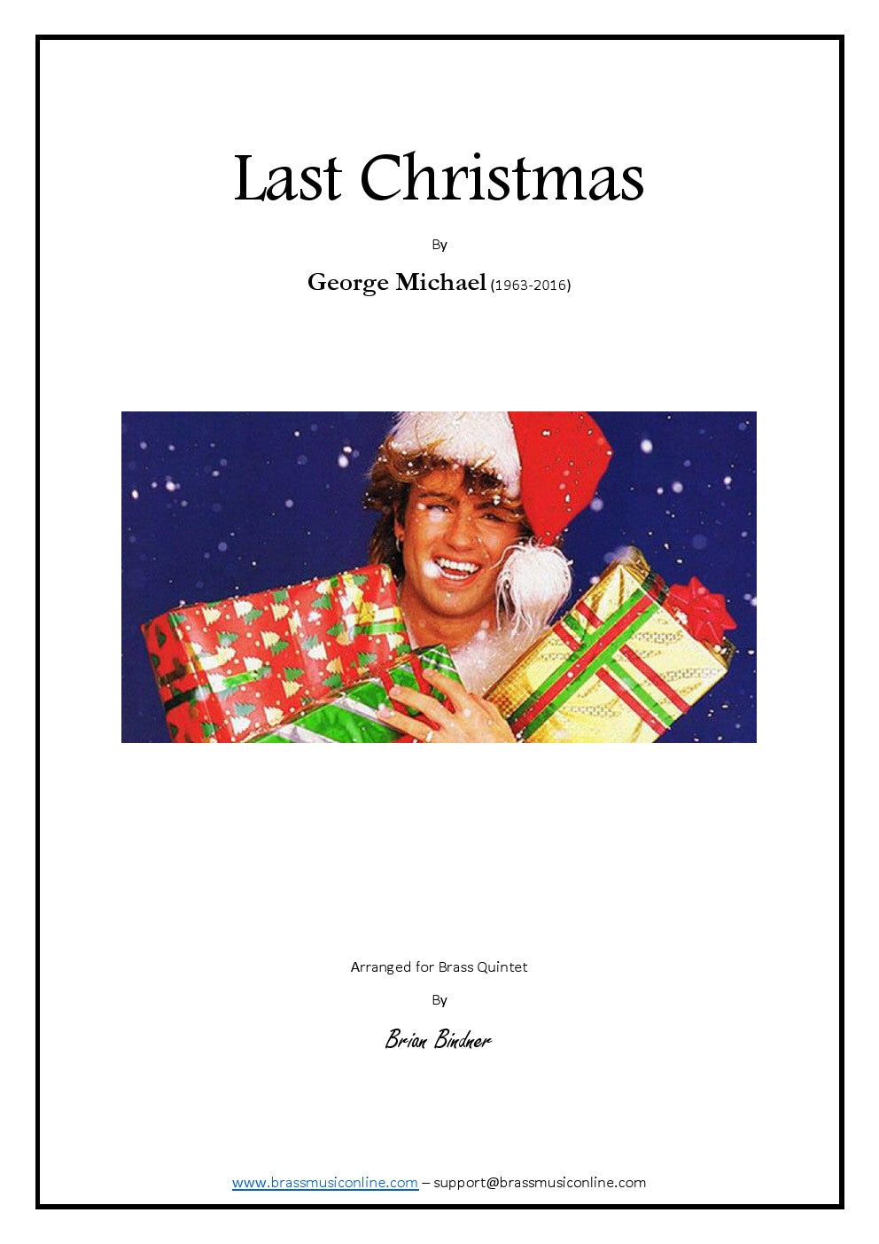 Last Christmas Brass Quintet Brass Music Online