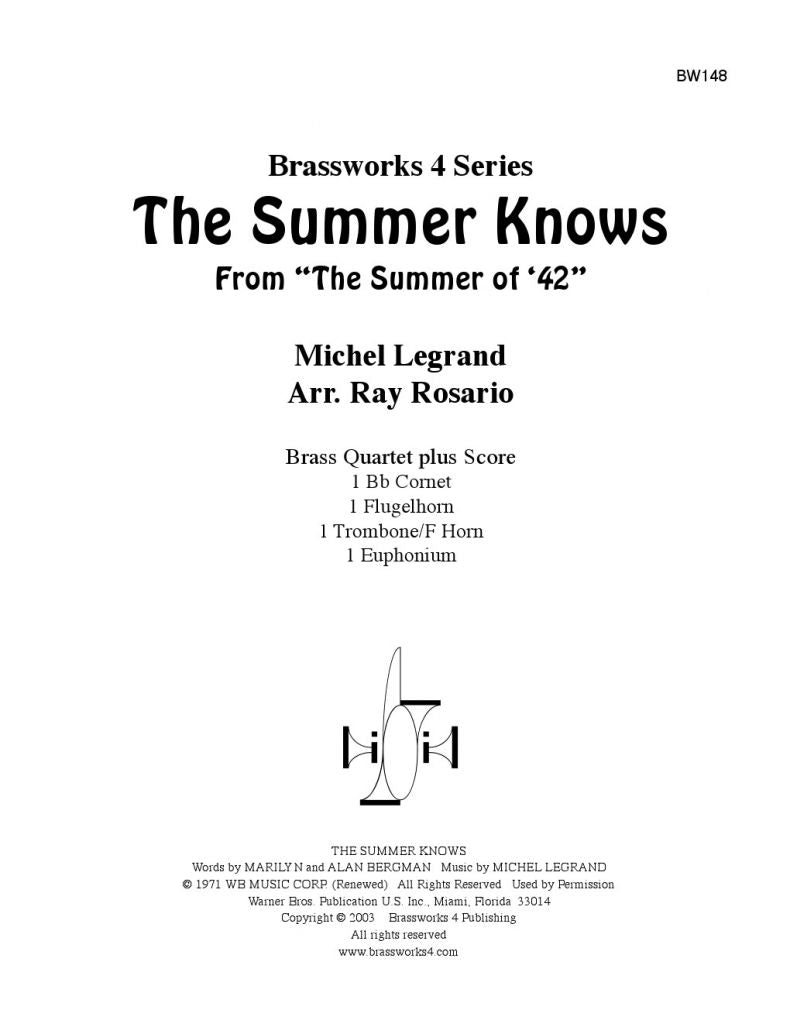 Legrand - The Summer knows - Brass Quartet