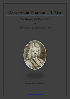 Marcello - Concerto in D minor 3rd Mov. for Trumpet and Brass
