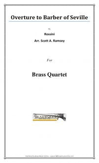 Rossini - Oveture to Barber of Seville - Brass Quartet