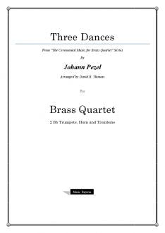 Pezel - Three Dances - Brass Quartet