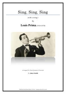 Prima - Sing, sing, sing - Brass Quintet and Drum set
