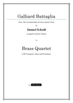 Scheidt - Galliard Battaglia - Brass Quartet