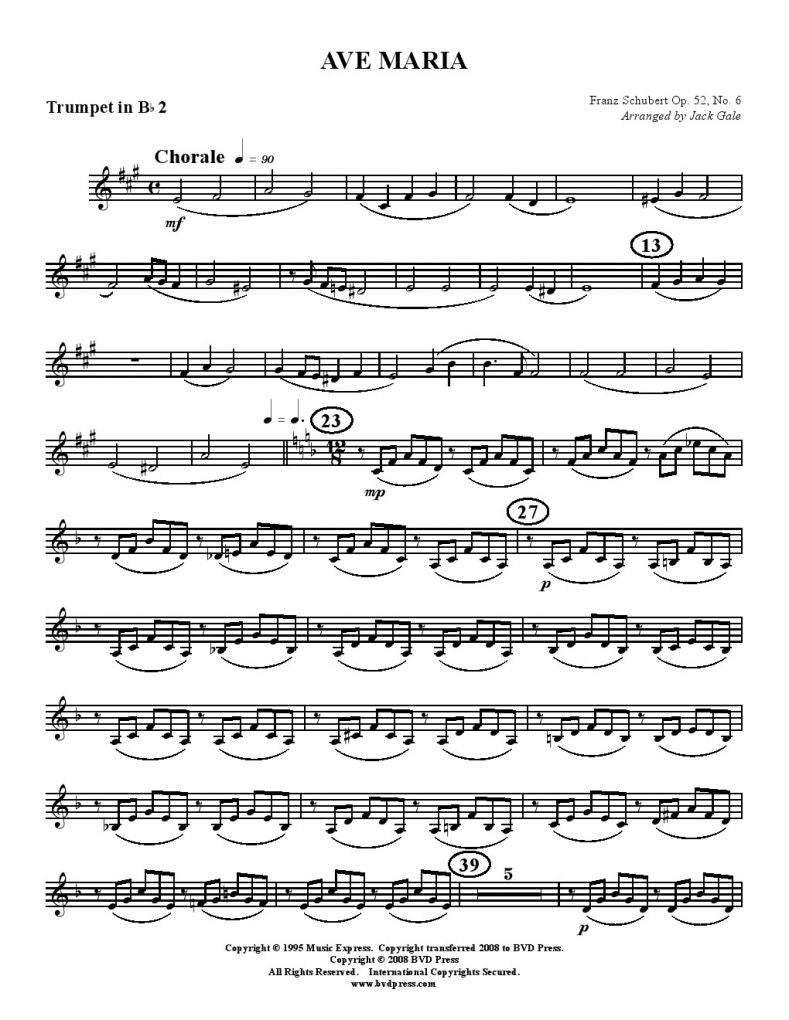 Schubert - Ave Maria - Brass Quintet