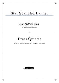 Smith - Star Spangled Banner - Brass Quintet