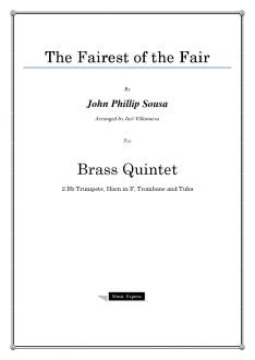 Sousa - The Fairest of the Fair - Brass Quintet