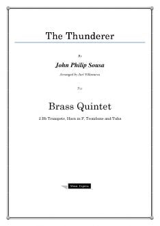 Sousa - The Thunderer - Brass Quintet