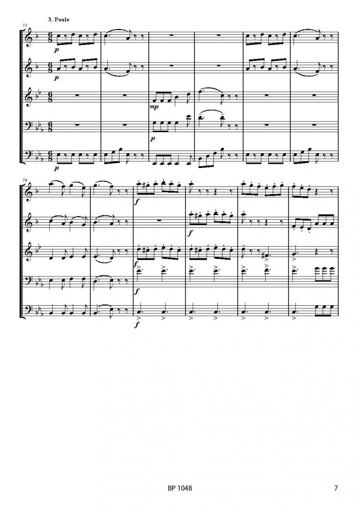 Strauss -  Melodien-Quadrille op. 112 - Brass Quintet