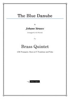 Strauss - Blue Danube - Brass Quintet