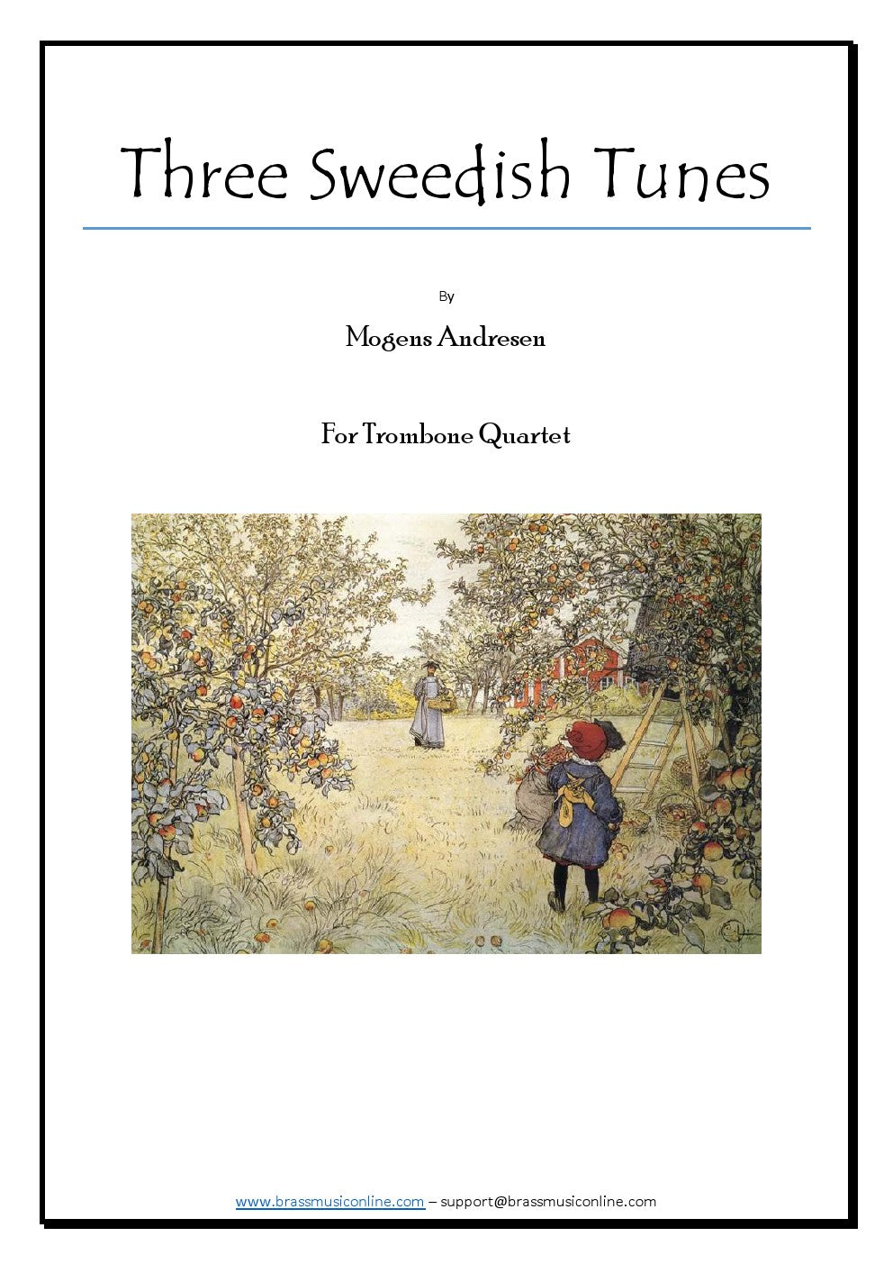 Three Sweedish Tunes for Trombone Quartet– Brass Music Online