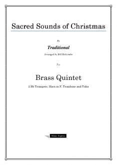 Traditional - Sacred Sounds of Christmas - Brass Quintet